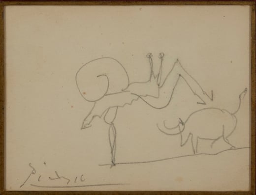 Fine Art Club - Lot 58 - Pablo Picasso - Escargot Picador - Banderillero